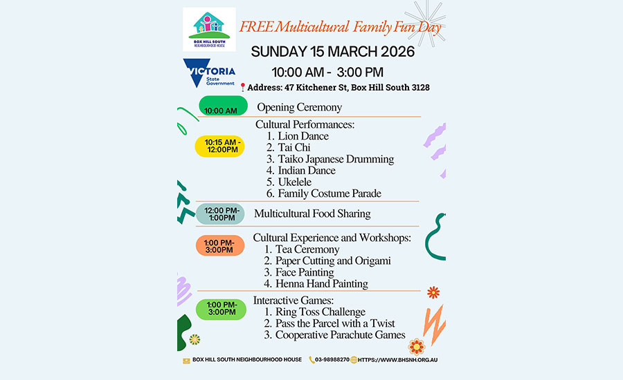 Timetable for the day. Times are in blog text.