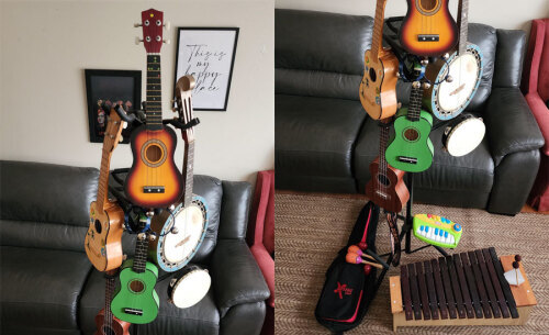 Various musical instruments